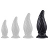 DarkSil Plug Spiral Pik XL 21 x 8 cm Noir